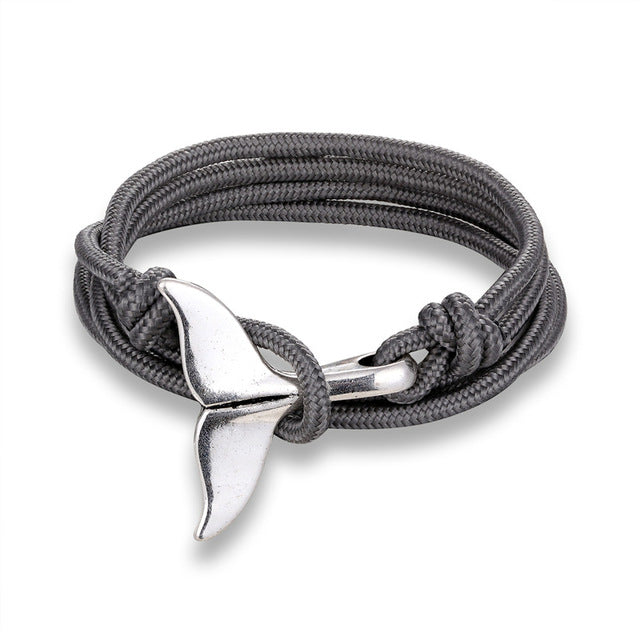 Paracord Bracelet with Anchor Style Design