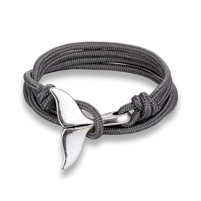 Paracord Bracelet with Anchor Style Design