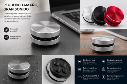Altavoz Bluetooth de Conducción Ósea