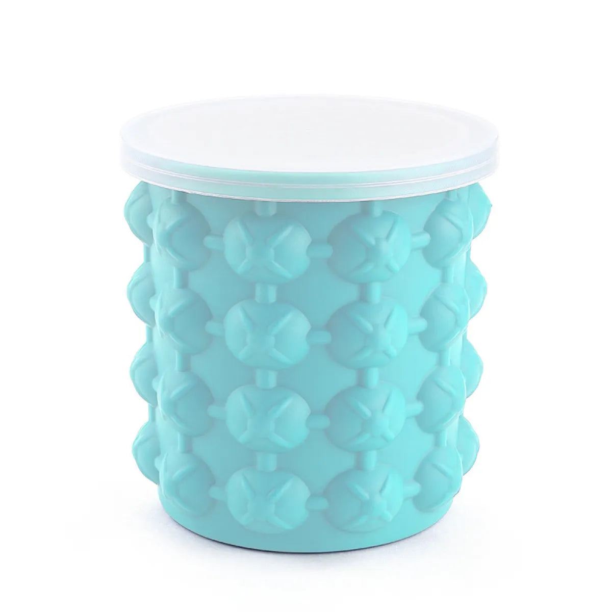 Cubo Portátil para Moldes de Hielo de Silicona