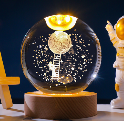 3D Laser Lamp - Virgin Mary with Crystal Ball Set