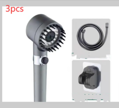 Cabezal de Ducha de Alta Presión de 3 Modos – Grifo Portátil de Lluvia con Filtro
