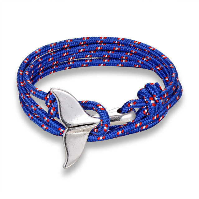 Paracord Bracelet with Anchor Style Design