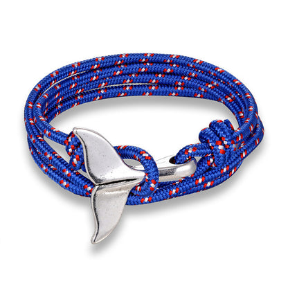 Paracord Bracelet with Anchor Style Design