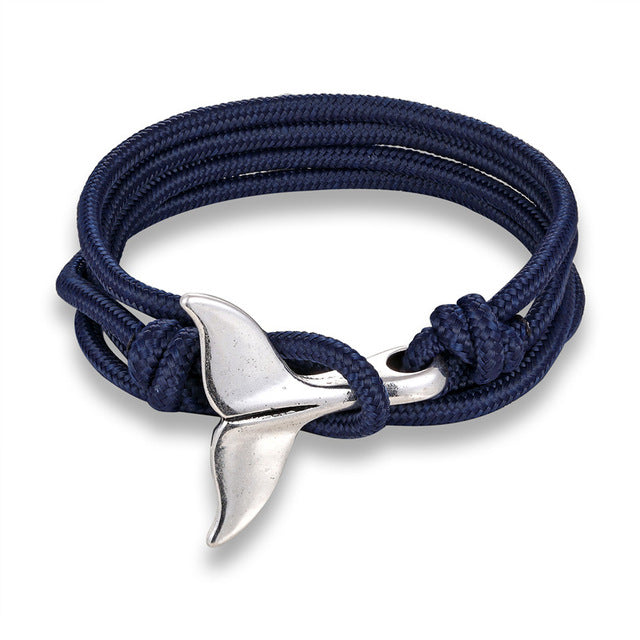Paracord Bracelet with Anchor Style Design