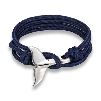 Paracord Bracelet with Anchor Style Design
