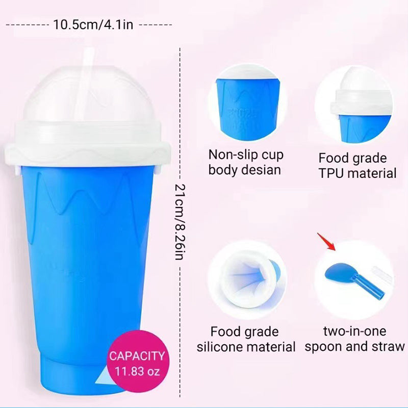 Copa Exprimidora para Hacer Helado de Silicona de Congelación Rápida
