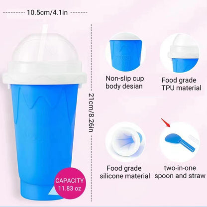 Copa Exprimidora para Hacer Helado de Silicona de Congelación Rápida