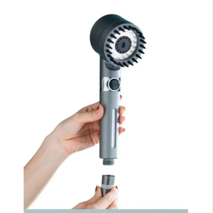 Cabezal de Ducha de Alta Presión de 3 Modos – Grifo Portátil de Lluvia con Filtro