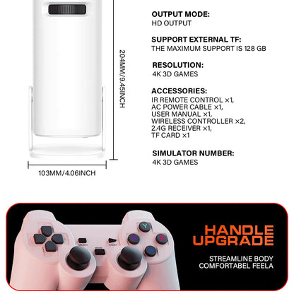 Proyector de Juegos HD 4K Nítido y Suave
