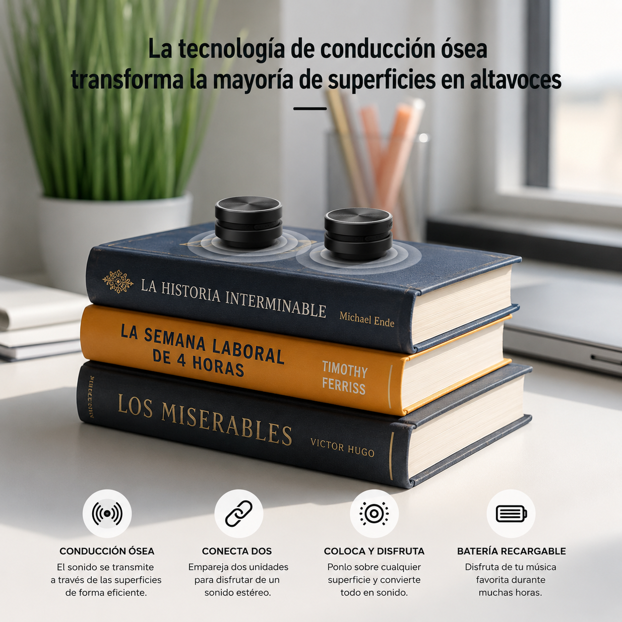 Altavoz Bluetooth de Conducción Ósea
