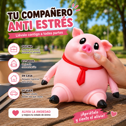 Cerdito Antiestrés Estrujable 👊🐷