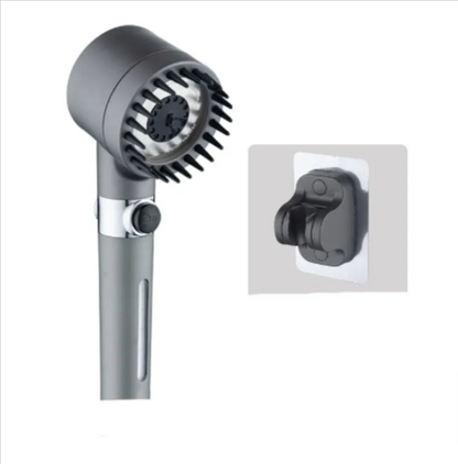 Cabezal de Ducha de Alta Presión de 3 Modos – Grifo Portátil de Lluvia con Filtro