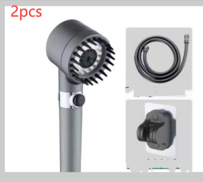 Cabezal de Ducha de Alta Presión de 3 Modos – Grifo Portátil de Lluvia con Filtro