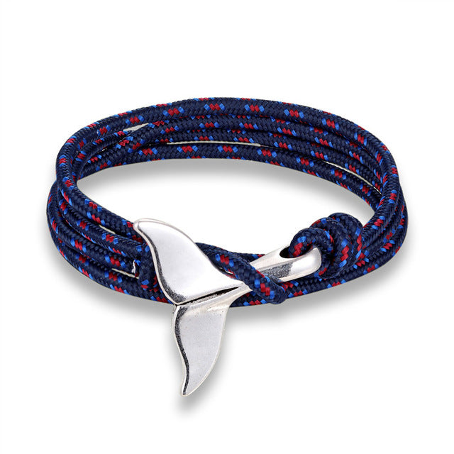 Paracord Bracelet with Anchor Style Design