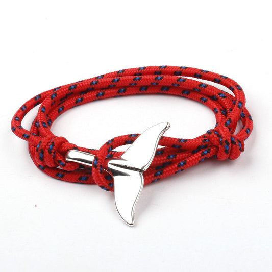 Paracord Bracelet with Anchor Style Design