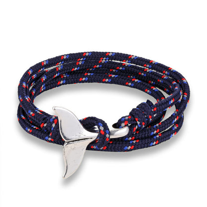 Paracord Bracelet with Anchor Style Design